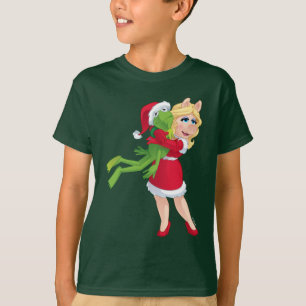 T-shirt Les Muppets Kermit et Miss Piggy Christmas