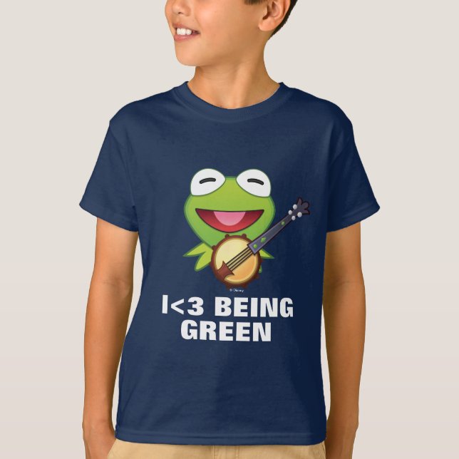 T-shirt Les Muppets| Kermit The Frog Emoji (Devant)