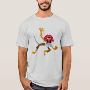 T-shirt Les Muppets Muppet dans le col et les chaînes Dis