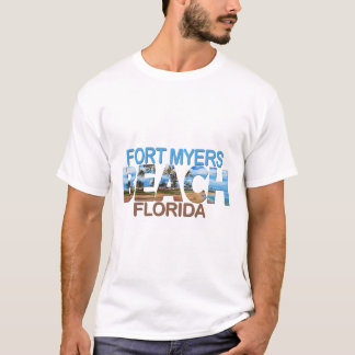 T-shirt Les myers du fort d'été - Floride
