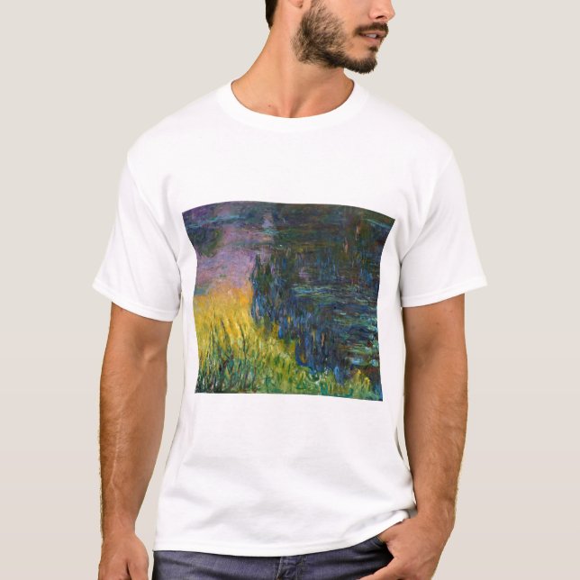 T-shirt Les Nappes d'Eau - Réglage Soleil, Claude Monet, 1 (Devant)