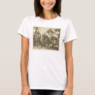 T-shirt Les négociants chinois consultant des diseurs de