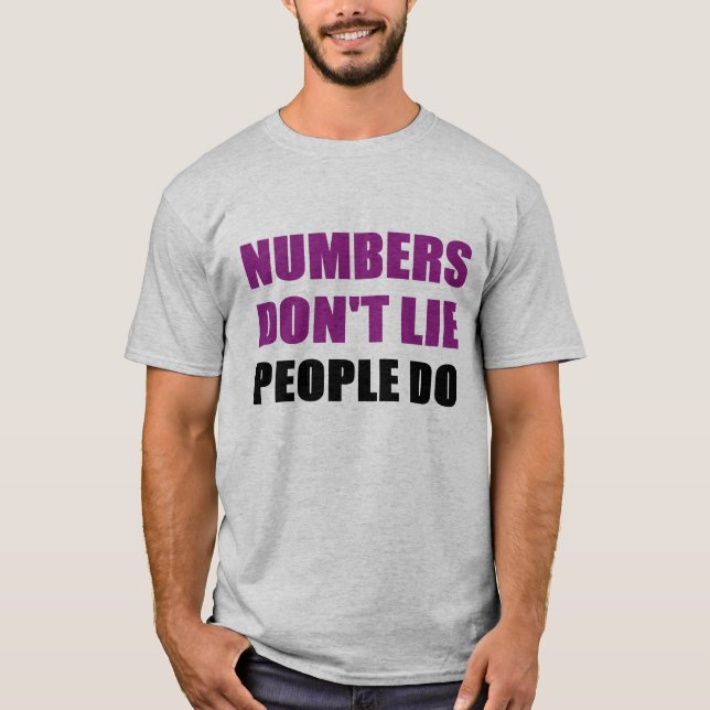 T-shirt Les nombres ne se trouvent pas (Devant)
