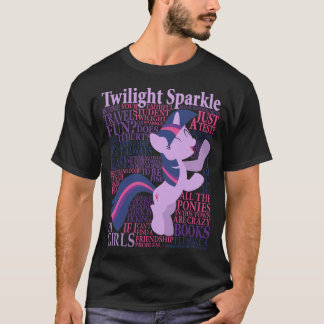 T-shirt Les nombreuses paroles dewilight Sparkle vintage