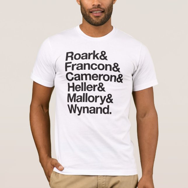 T-shirt Les noms de famille de source (Devant)