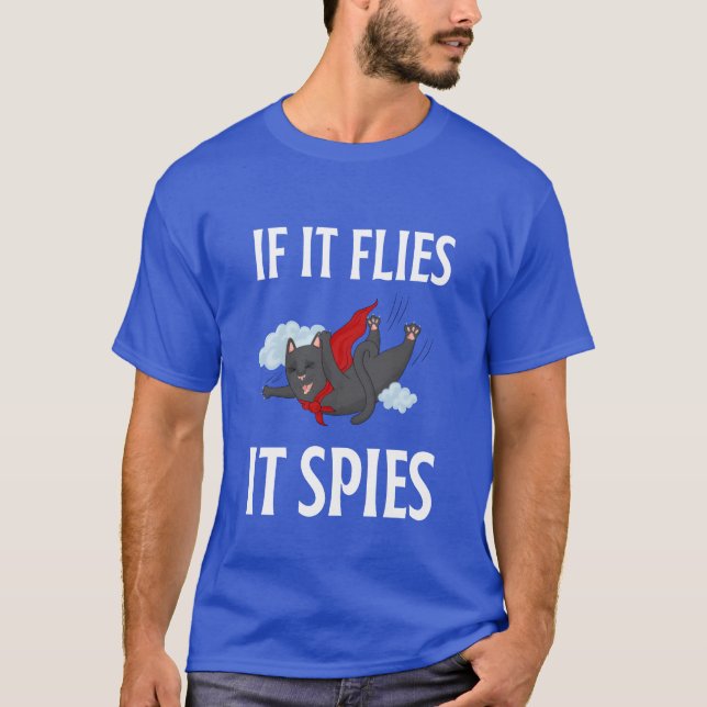 T-shirt Les Oiseaux Ne Sont Pas Réels S'Il Vole Il Espère  (Devant)