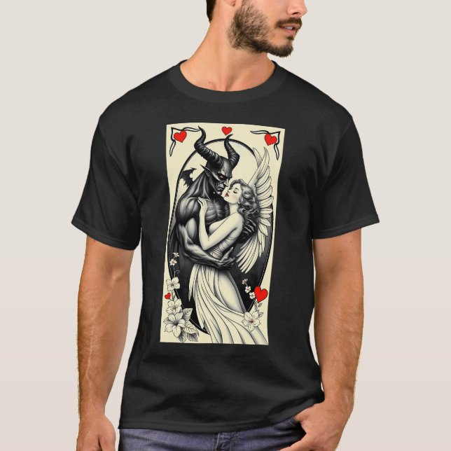 T-shirt Les opposés s'attirent 1 (Devant)