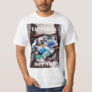 T-SHIRT LES ORDURES NE SONT PAS ART