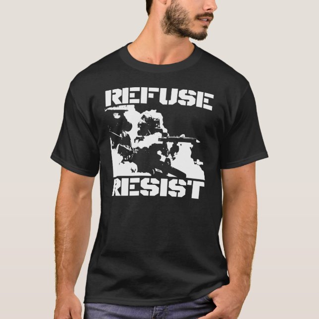 T-SHIRT LES ORDURES RÉSISTENT (Devant)