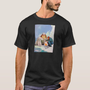 T-shirt Les ours de Roosevelt vont pêcher en Alaska