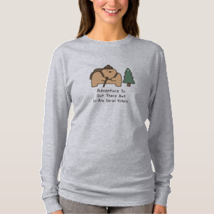 T-shirt Les ours sont mignons mais l'aventure de randonnée