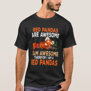 T-shirt Les Pandas Rouges Sont Des Hommes Magnifiques Femm