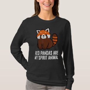 T-shirt Les Pandas Rouges Sont Mon Esprit Animal Mignonne