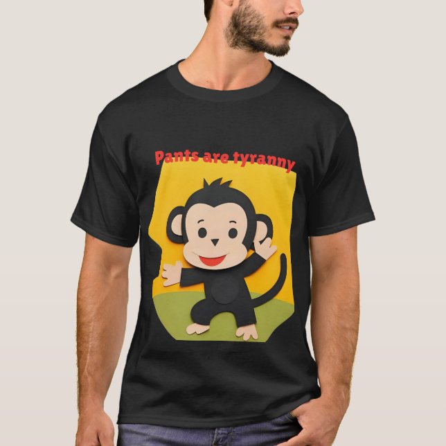 T-shirt Les pantalons sont la tyrannie (Devant)