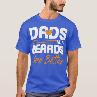 T-shirt Les papas à la barbe sont meilleurs 2