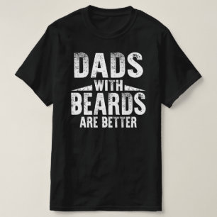 T-shirt les papas aux barbes sont meilleurs