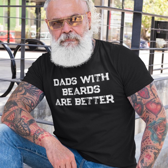 T-shirt Les papas Avec Des Oreilles Sont Meilleurs Père Dr (Dads With Beards Are Better Funny Father T-Shirt
)