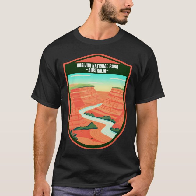 T-shirt Les parcs nationaux de Karijini � L'horizon sans f (Devant)