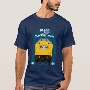 T-shirt Les passionnés de train ferroviaire britannique