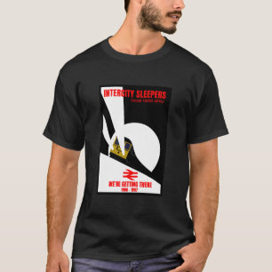 T-shirt Les passionnés de train ferroviaire britannique