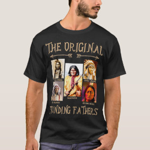 T-shirt Les Pères Fondateurs d'origine amérindienne