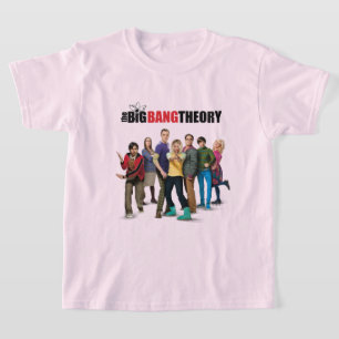 T-shirt Les personnages de la théorie du Big Bang