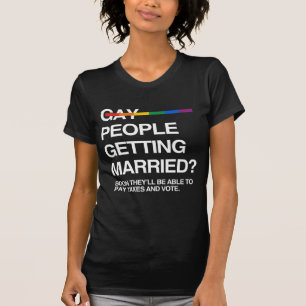 T-SHIRT LES PERSONNES BIENTÔT GAIES POURRONT PAYER DES