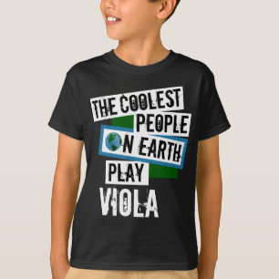 T-shirt Les personnes les plus fraîches sur l'alto de jeu