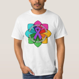 T-shirt Les pétales sont importants pour la sensibilisati