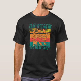 T-shirt Les Petites Voix Dans Ma Tête Continuent À Me Dire