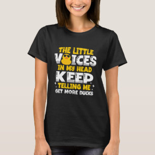 T-shirt Les petites voix dans ma tête me disent de me pren