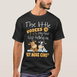 T-shirt Les petites voix dans ma tête n'arrêtent pas de me