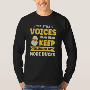 T-shirt Les petites voix dans ma tête n'arrêtent pas de me