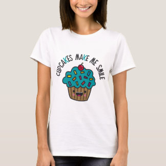 T-shirt Les petits gâteaux m'incitent à sourire