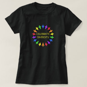 T-shirt Les peuples arc-en-ciel célèbrent la diversité