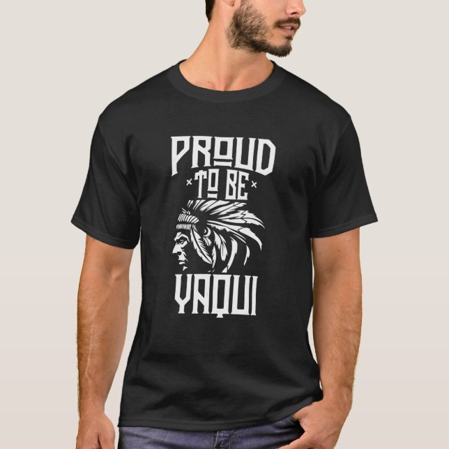 T-shirt Les peuples autochtones de la tribu Yaqui (Devant)