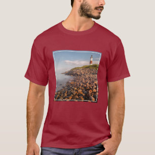 T-shirt Les phares Montauk Point Long Island