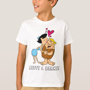 T-shirt Les Pierrafeu   Betty Kissing Barney