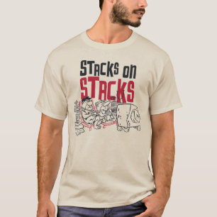 T-shirt Les Pierrafeu  Fred & Barney - Stations sur piles