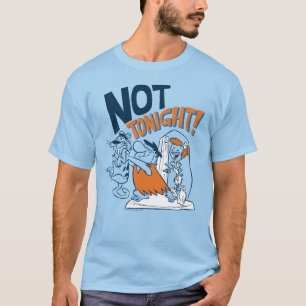T-shirt Les Pierrafeu  Pas ce soir !
