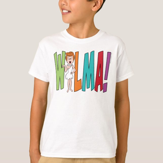 T-shirt Les Pierrafeu | WILMA ! (Devant)