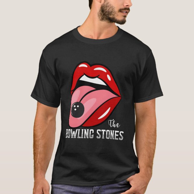 T-shirt Les Pierres De Bowling - Amusante Meilleure Équipe (Devant)