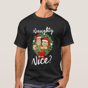 T-shirt Les Pierres De Fred Et Barney Naughty Ou Nice Ch