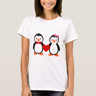 T-shirt Les pingouins amoureux