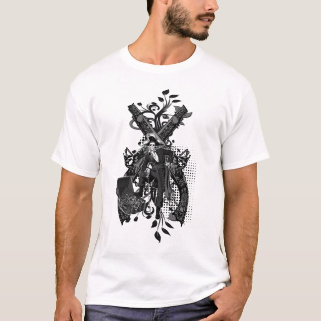 T-shirt les pirates aiment le butin (Devant)