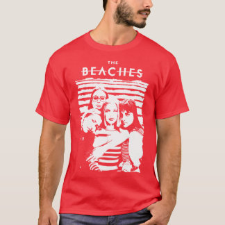 T-shirt Les plages bandent garçon drôle