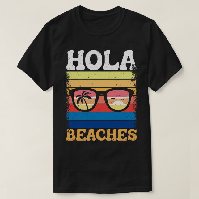 T-shirt Les plages de Hola (Design devant)