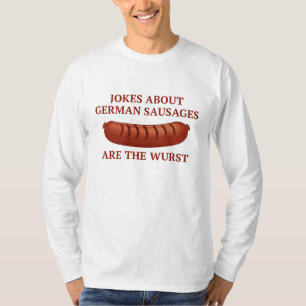 T-shirt Les plaisanteries au sujet des saucisses