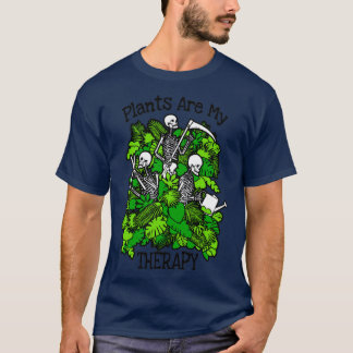 T-shirt Les plantes sont ma thérapie Jardin Plante Lover S