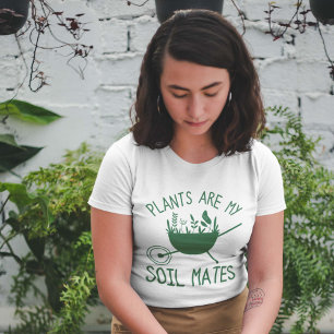 T-shirt Les plantes sont mes Mates de sol
